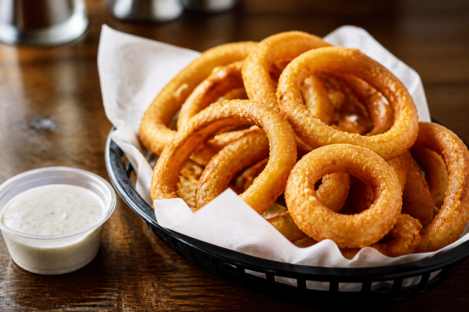 High-resolution onion rings at H&H Lakeview